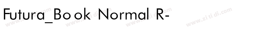 Futura_Book Normal R字体转换